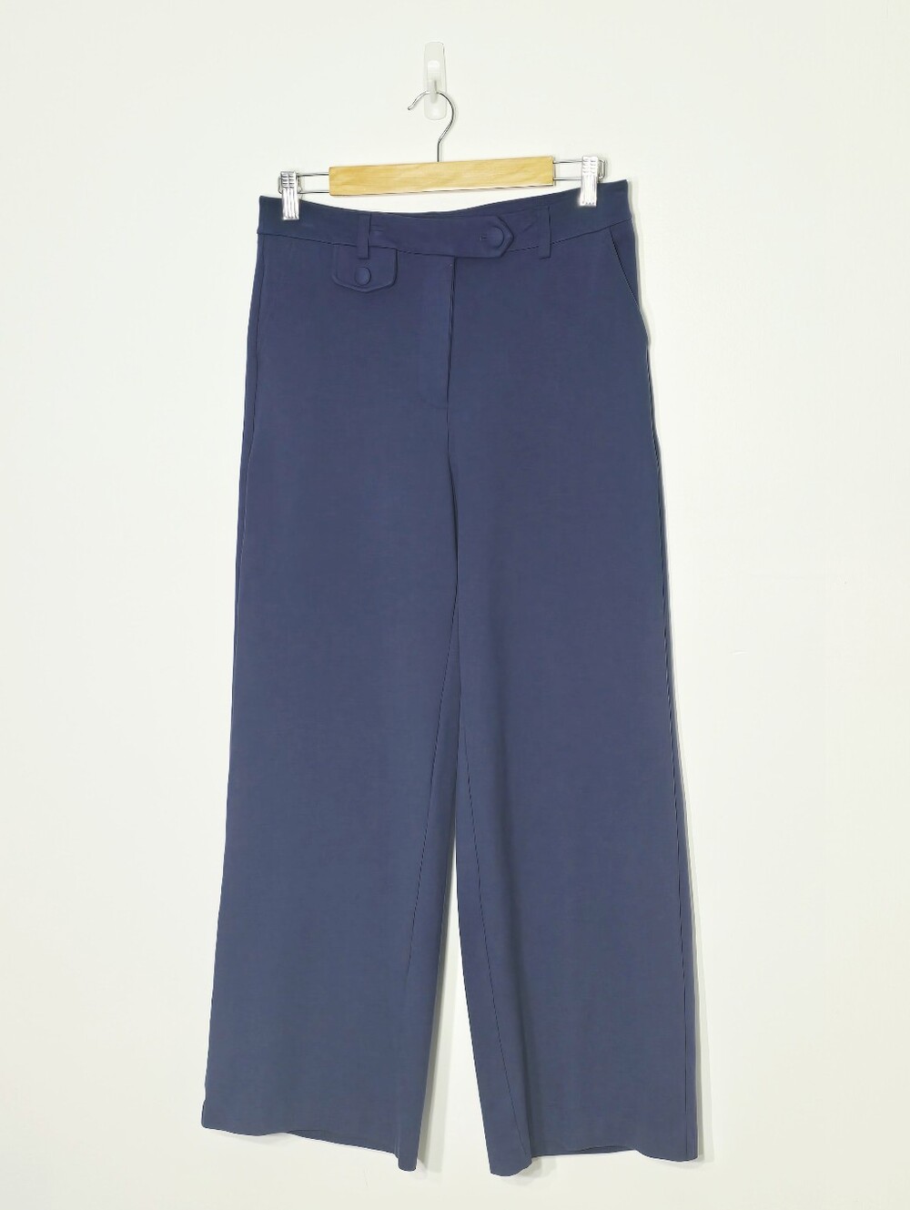 ELLE Rafaella Navy Blue Wide-Leg Women's Business Casual Pants Size 6